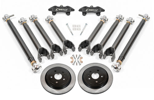 DRP360 - 15" Conversion Kit By Carlyle Racing, Solid Rotors, Black Calipers (16-23 Chevy Camaro)