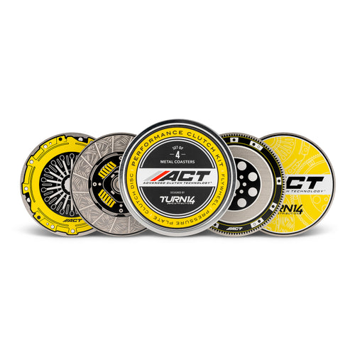 Turn 14 Distribution x ACT Metal Drink Coaster Set Turn 14 Distribution x ACT Metal Drink Coaster Set