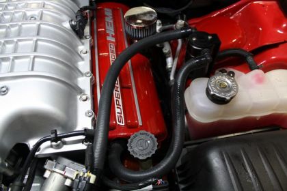 JLT 15-17 Dodge Hellcat 6.2L Hemi Driver Side Oil Separator 3.0 - Black Anodized JLT 15-17 Dodge Hellcat 6.2L Hemi Driver Side Oil Separator 3.0 - Black Anodized