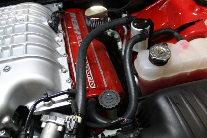 JLT 15-17 Dodge Hellcat 6.2L Hemi Driver Side Oil Separator 3.0 - Clear Anodized JLT 15-17 Dodge Hellcat 6.2L Hemi Driver Side Oil Separator 3.0 - Clear Anodized