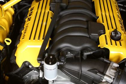 JLT 11-19 Dodge Charger SRT 6.4L Hemi Passenger Side Oil Separator 3.0 - Clear Anodized JLT 11-19 Dodge Charger SRT 6.4L Hemi Passenger Side Oil Separator 3.0 - Clear Anodized