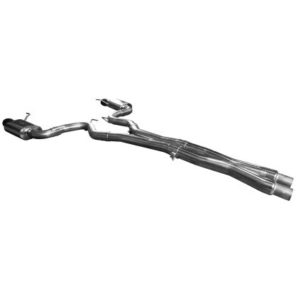 Kooks 18+ Mustang 5.0L 4V Convertible 3in Cat-Back w/ X-Pipe 4in Slash Cut Polished Tips Exhaust - 11514150 Kooks 18+ Mustang 5.0L 4V Convertible 3in Cat-Back w/ X-Pipe 4in Slash Cut Polished Tips Exhaust - 11514150