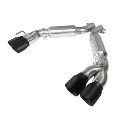 Kooks 2016 + Chevrolet Camaro SS LT1 3in Axle Back Exhaust System w/ Mufflers and Black Quad Tips - 22606260 Kooks 2016 + Chevrolet Camaro SS LT1 3in Axle Back Exhaust System w/ Mufflers and Black Quad Tips - 22606260