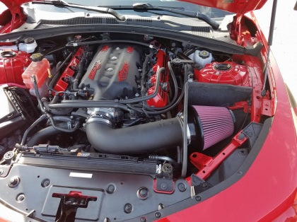 JLT 16-19 Chevrolet Camaro LT1 6.2L Black Textured Cold Air Intake Kit w/Red Filter - Tune Req JLT 16-19 Chevrolet Camaro LT1 6.2L Black Textured Cold Air Intake Kit w/Red Filter - Tune Req