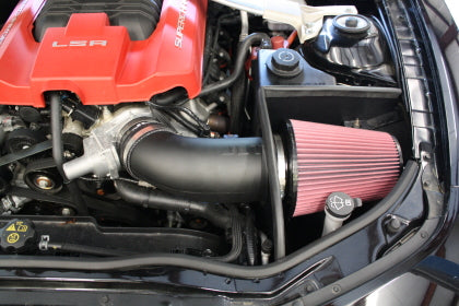 JLT 12-15 Chevrolet Camaro ZL1 Black Textured Big Air Intake Kit w/Red Filter - Tune Req JLT 12-15 Chevrolet Camaro ZL1 Black Textured Big Air Intake Kit w/Red Filter - Tune Req