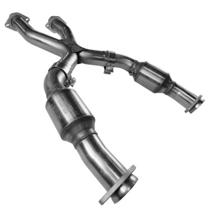 Kooks 99-04 Ford Mustang GT / Cobra 3in In x 2 1/2in OEM Out GREEN Cat SS X Pipe Kooks HDR Req - 11203350 Kooks 99-04 Ford Mustang GT / Cobra 3in In x 2 1/2in OEM Out GREEN Cat SS X Pipe Kooks HDR Req - 11203350