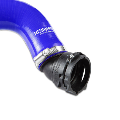 Mishimoto Upper Silicone Radiator Hose for 2015+ Mustang GT BLUE