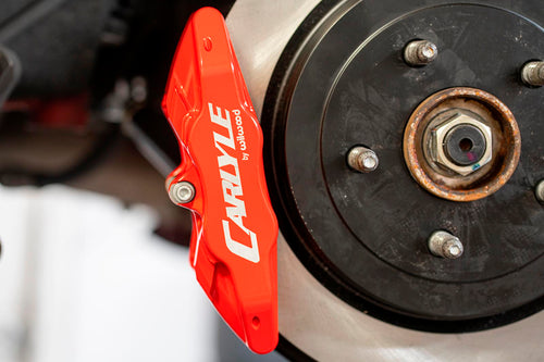 DRP361 - 15" Conversion Kit By Carlyle Racing, Solid Rotors, Red Calipers (16-23 Chevy Camaro)