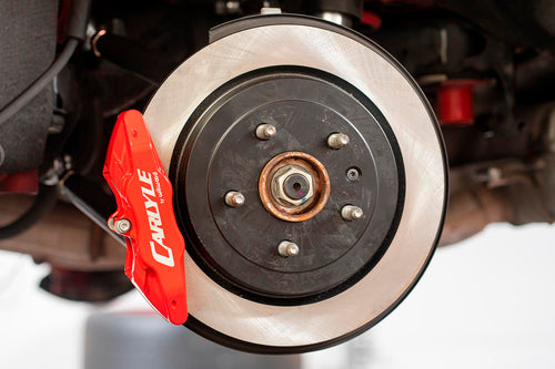 DRP361 - 15" Conversion Kit By Carlyle Racing, Solid Rotors, Red Calipers (16-23 Chevy Camaro)
