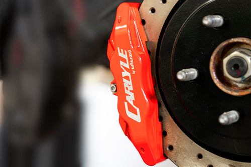 DRP363 - 15" Conversion Kit By Carlyle Racing, Drilled And Slotted Rotors, Red Calipers (16-23 Chevy Camaro)