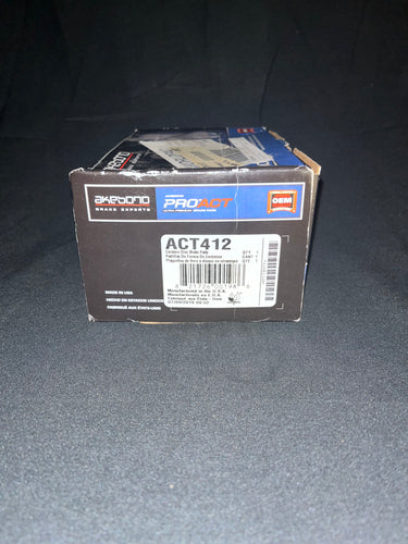 Akebono Brake Pad Set #ACT412 - GM & Ford