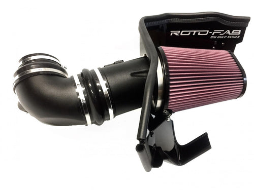 Roto-Fab Cold Air Intake - 2016-2022 Camaro SS w/ Heartbeat S/C Big Gulp Oiled Filter