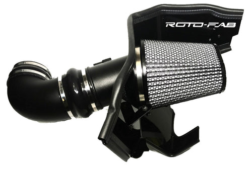 Roto-Fab Cold Air Intake - 2016-2022 Camaro SS w/ Whippe SC Dry Filter