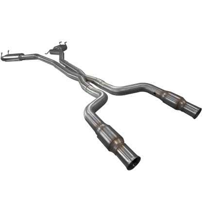 Kooks 10-15 Chevy Camaro SS/ZL1/1LE w/o Ground Effects 3in Race Catted Exhaust w/ X-Pipe - 22505201