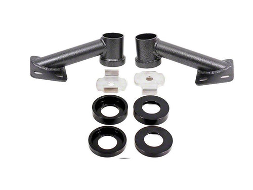 BMR 15-17 S550 Mustang Cradle Bushing Lockout Kit - Black Hammertone