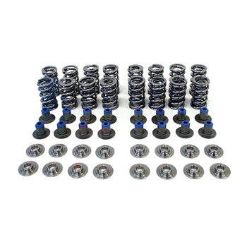 TSP/PAC .660" Polished Dual Spring Kit w/ PAC Valve Springs, Titanium Retainers, and PRC Integrated Seat & Seal - Gen 2 CTS