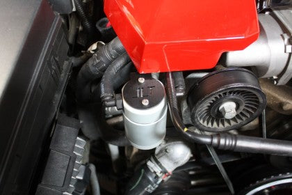 JLT 10-15 Chevrolet Camaro LS3 6.2L Passenger Side Oil Separator 3.0 - Clear Anodized