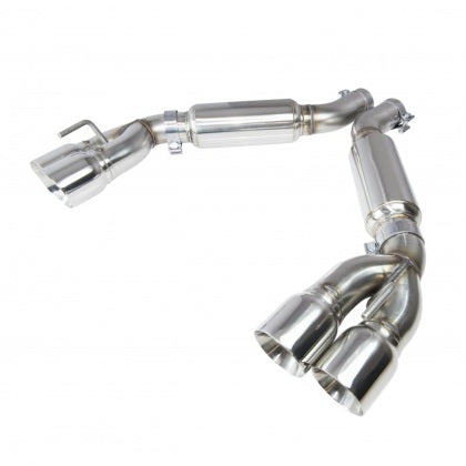 Kooks 2016 + Chevrolet Camaro SS 3in Axle Back Exhaust System w/ Mufflers and Polished Quad Tips - 22606250