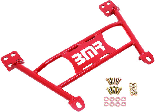 BMR 05-14 S197 Mustang Radiator Support Chassis Brace - Red