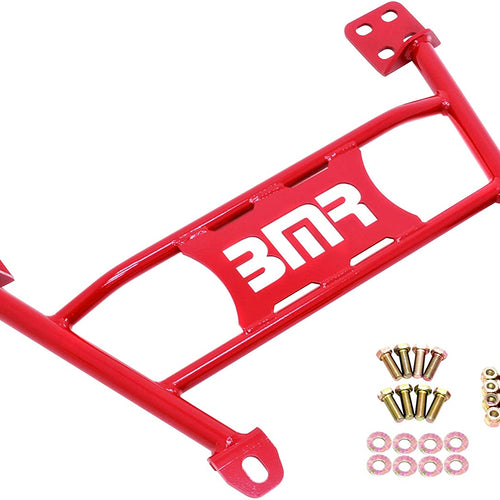 BMR 05-14 S197 Mustang Radiator Support Chassis Brace - Red