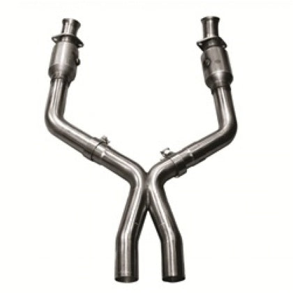 Kooks 05-10 Ford Mustang GT 4.6L 3V Auto/Manual 3in x 3in Race Exhaust Cat X Pipe Kooks HDR Req - 11313220