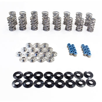 TSP LS7 .660" POLISHED Dual Spring Kit w/ PAC Valve Springs, Titanium Retainers, and Shims - C6