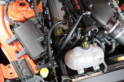 JLT 15-19 Ford Mustang GT/15-19 Ford Mustang GT350 Passenger Side Oil Separator 3.0 - Black Anodized