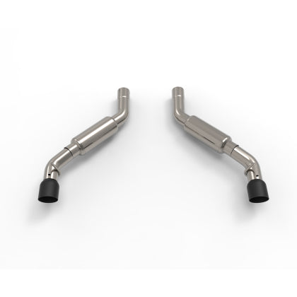 Kooks 2016 + Chevrolet Camaro SS LT1 3in Axle Back Exhaust System w/ Mufflers and Dual Black Tips - 22606210