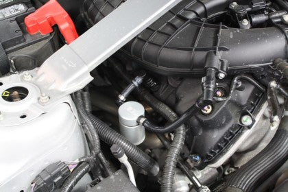 JLT 11-17 Ford Mustang V6 Passenger Side Oil Separator 3.0 - Clear Anodized
