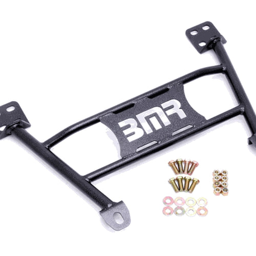 BMR 05-14 S197 Mustang Radiator Support Chassis Brace - Black Hammertone