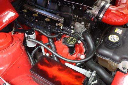 JLT 05-10 Ford Mustang GT/Bullitt/Saleen Passenger Side Oil Separator 3.0 - Clear Anodized