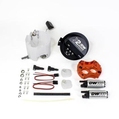 DeatschWerks 10-15 Chevy Camaro SS LS3 X2 Series Fuel Pump Module w 2 DW300s