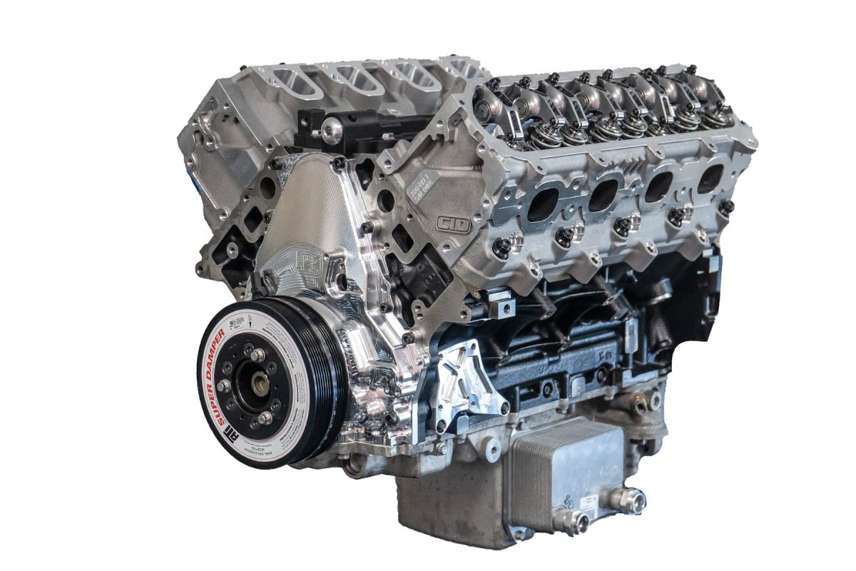 LME LTX 390 1400HP Long Block with CID Heads – Five Bar